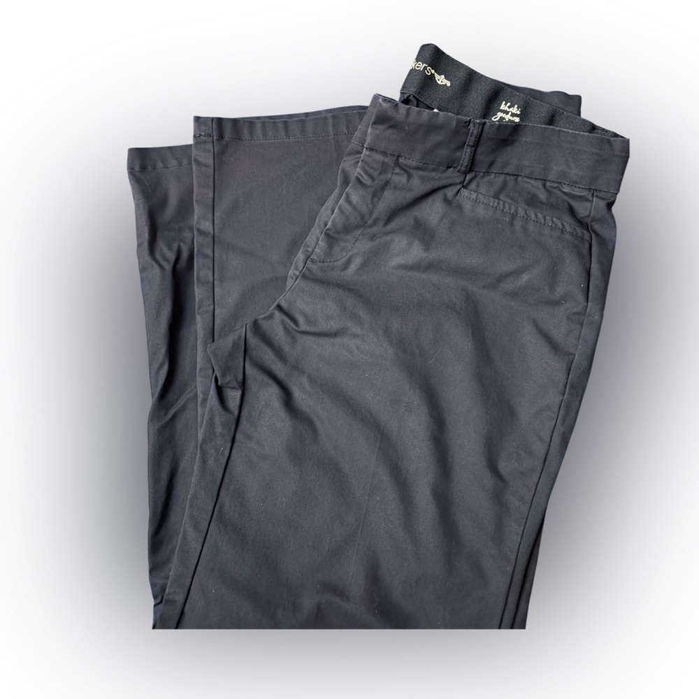 Dockers Women's Black Straight-Leg Trousers